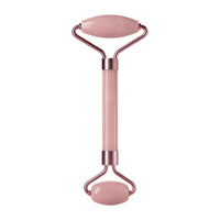 Rose Quartz Facial Roller Massager Set